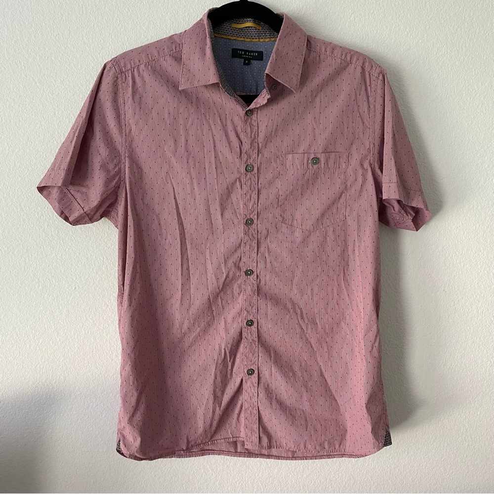 Ted Baker short sleeve button up shirt